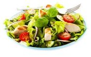 Salade aux lards