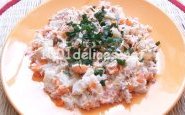 Salade rapide de pommes de terre, carottes et thon